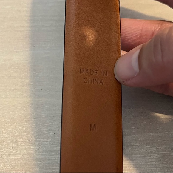 Lauren Ralph Lauren Tan Leather Belt Sz. M - Picture 4 of 6